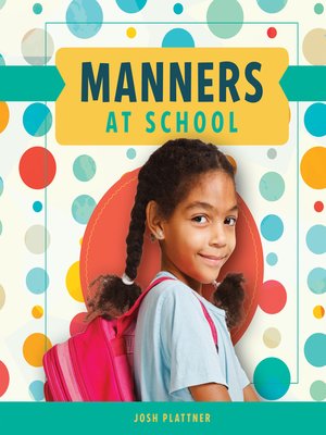 cover image of Manners at School